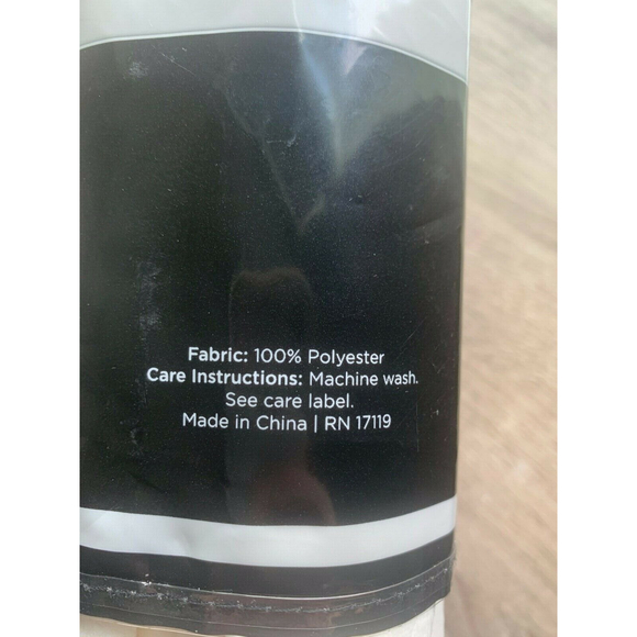 NEW - Tranquility Embossed Plush Washable COVER for Weighted Blankets - Ivory - Picture 3 of 4